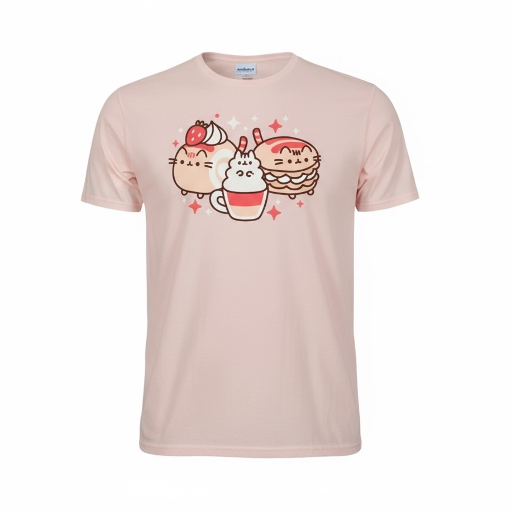 Pusheen Graphic Tshirt (light pink)